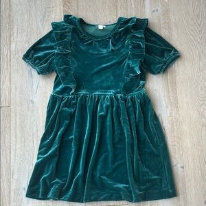 Crewcuts Velvet Ruffle Dress NWT Size 10
